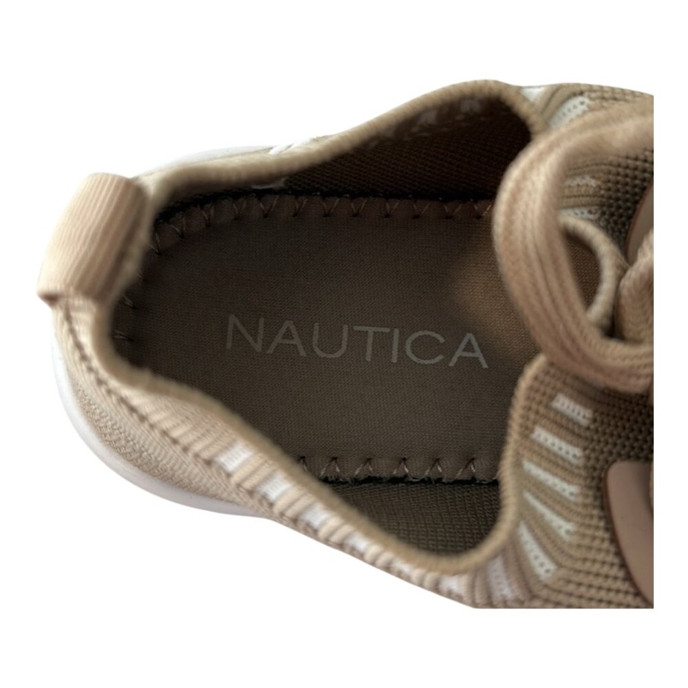 Nautica Women's Knit Lace-Up Slip-on Sneakers Size 8.5 Casual Athletic - Picture 5 of 6